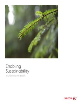 Enabling Sustainability, recycle, go green, print releaf, Xerox, Environment, Connex Systems