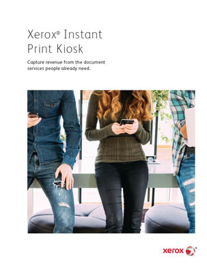 brochure, Instant Print Kiosk, Xerox, Connex Systems