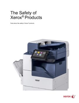 Safety facts, Xerox, go green, recycle, Environment, Connex Systems