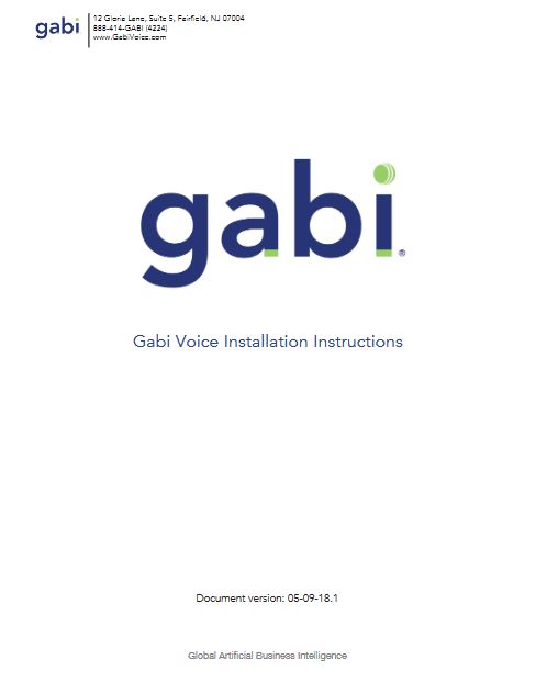 installation instructions, Xerox, Gabi Voice, Siri, innovation, apps, Connex Systems