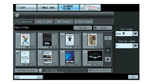 Sharp 8.5 User Interface, Connex Systems