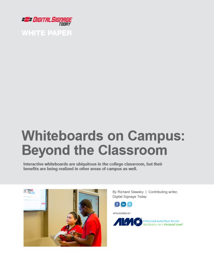 Sharp Whiteboards On Campus, Connex Systems