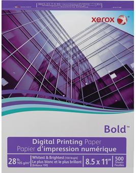 Xerox Paper, Bold, digital printing, Connex Systems